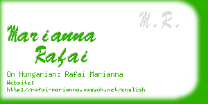 marianna rafai business card